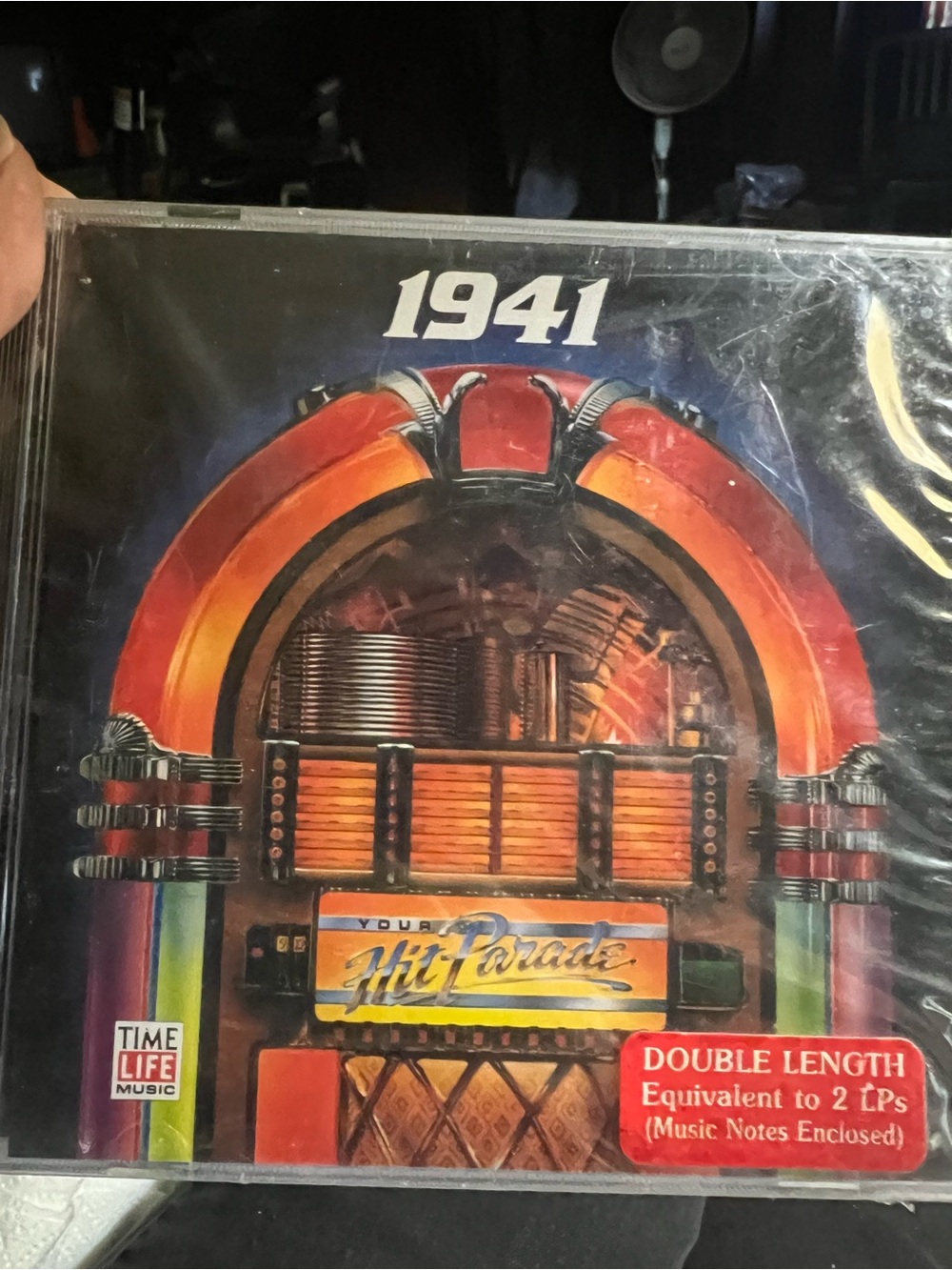 1941 Jukebox Cover Art CD - Orange & Red Illustration
